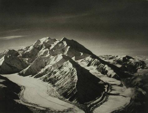 Mount McKinley from North East over Muldrow Glacier