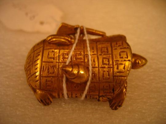 Ring (with turtle, gun and shell)