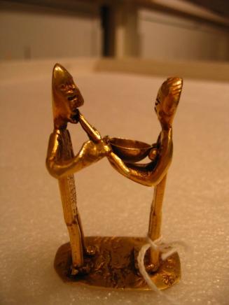 Gold Weight in the form of two figures