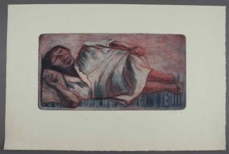 Mexican Woman Resting on a Bed