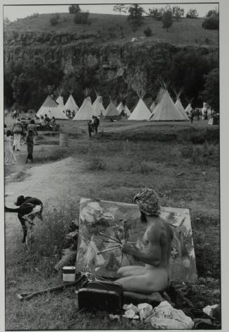 Nude Artist at Teepee Village