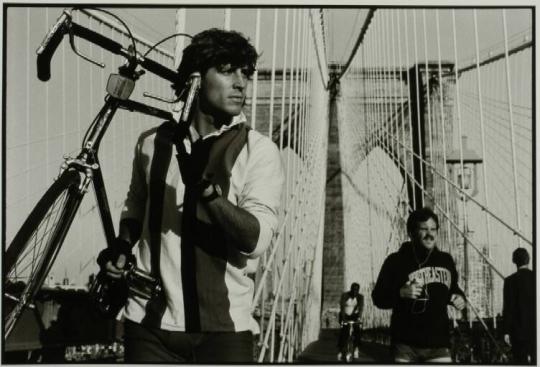 Greg Wrangler on the Brooklyn Bridge