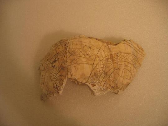 Conventionalized Bowl Fragment with Snake