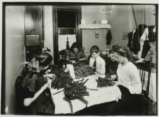 Home Work (Making Garters), Adolescents, New York, New York.