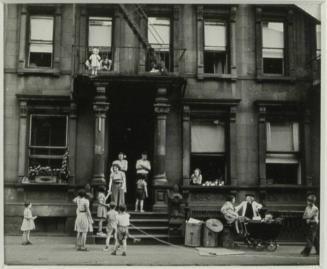 Children in Front of Apartment
