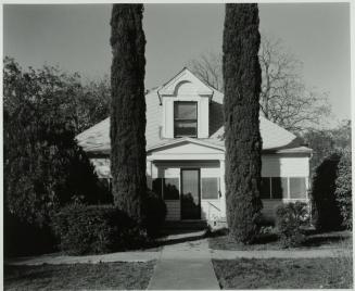 House and Cypress Trees -- Hillsboro, Texas