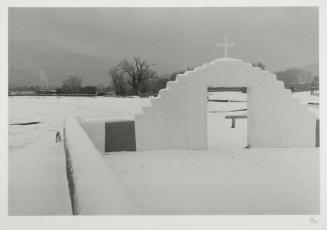 Winter in Taos Pueblo, New Mexico