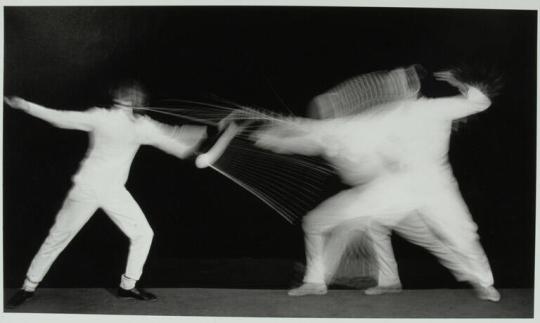 Fencers - Joe Levis and Hrant Isbenjian