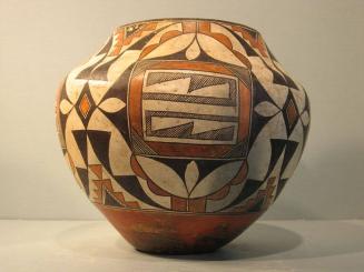 Jar (Olla) with Geometric and Abstract Designs