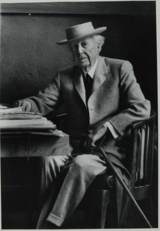 Architect Frank Lloyd Wright