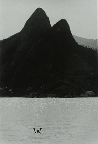 Rio Mountains and Bather