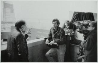 Allen Ginsberg with Philip Brookman, Anne Tucker, and Babette Mangolte, New York City