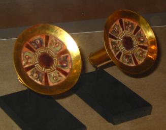 Pair of Inlaid Ear Ornaments
