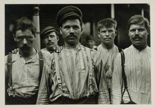 Russian Steel Workers, Homestead, Pennsylvania.