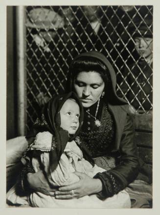 Italian Mother and Child, Ellis Island.
