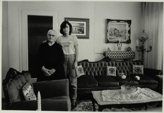 Emelia and Martoula Ovadias, at Home