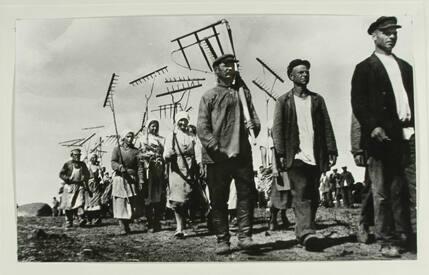 Collective Farm Workers Marching