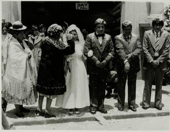 Casamiento en la Iglesia de Copacabana, Lago Titicaca, Bolivia