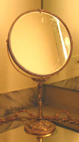 Standing Table Mirror, part of assembled dressing table set