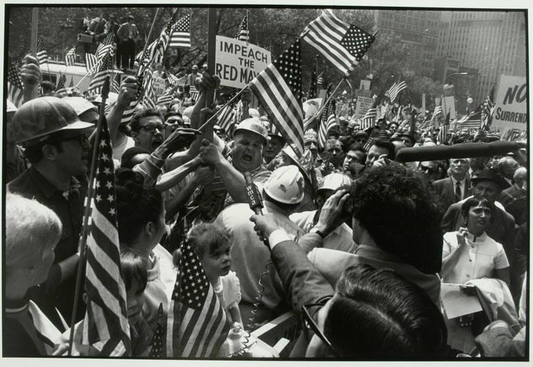 Hard Hat Rally, New York All Works The MFAH Collections