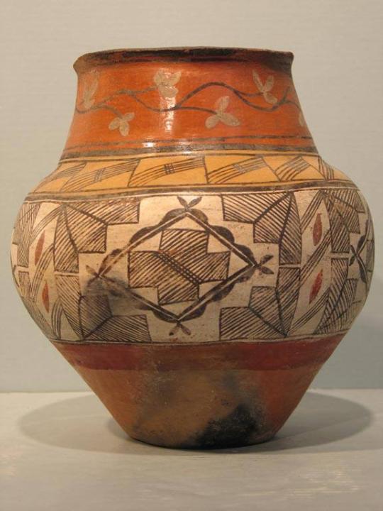 Jar (Olla) with Cruciform, Vines and Flowers