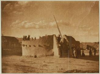 Tablita Dancers at the Kiva — San Ildefonso