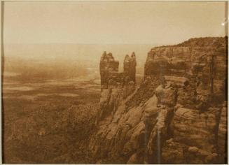 Boy and Girl Columns at Corn Mountain - Zuni