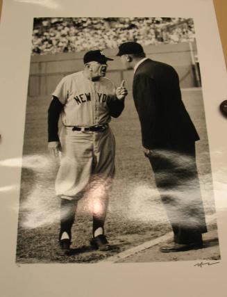 Casey Stengel Argues with Ump