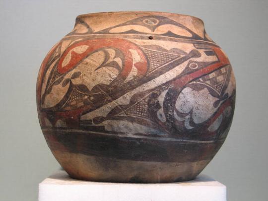 Jar (Olla) with Geometric and Abstract Designs