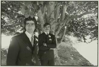 Young men at a Wedding