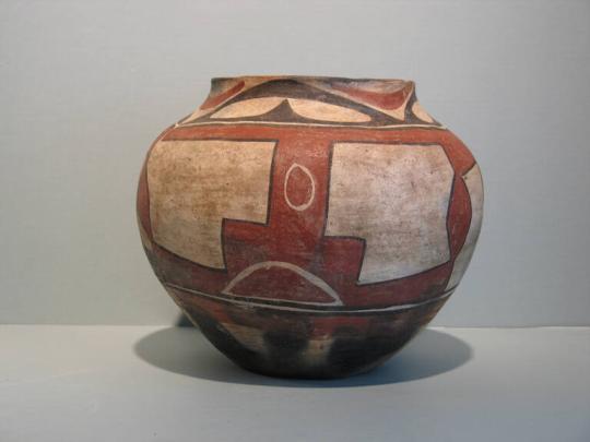 Jar (Olla) with Geometric and Abstract Designs