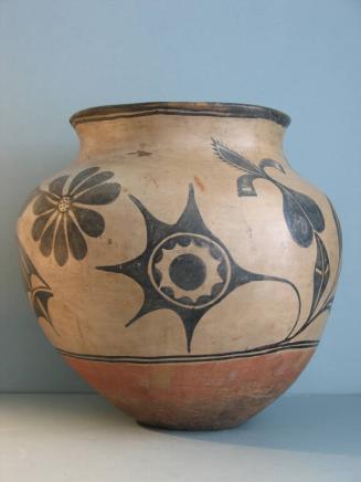 Jar (Olla) with Plant and Flower Designs